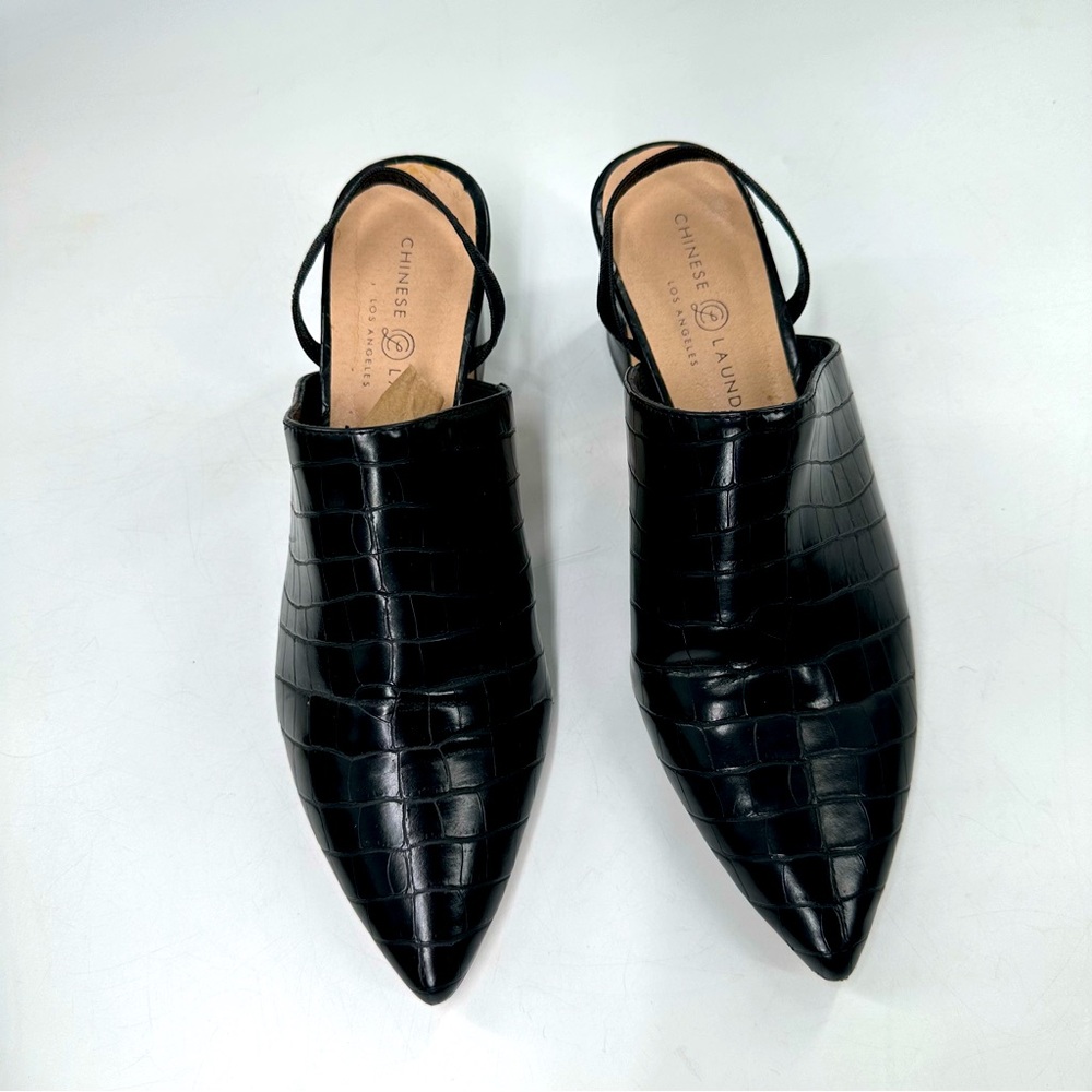 Chinese Laundry Los Angeles Black Mules Size 7.5
